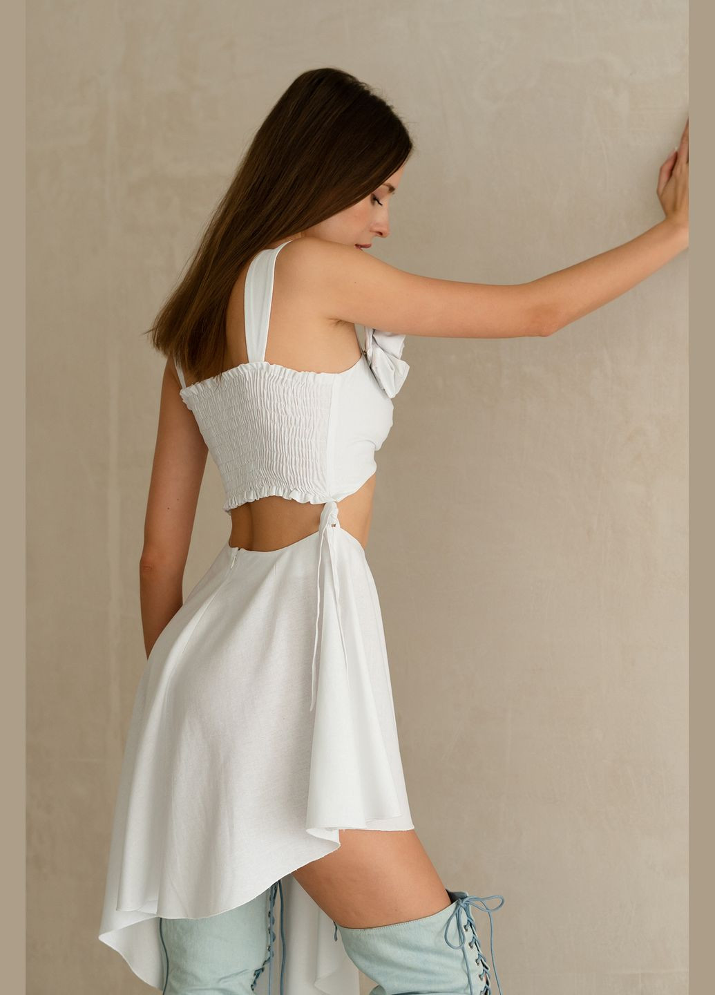 Топ жіночий короткий з трояндою Shape of Angel (298704540)