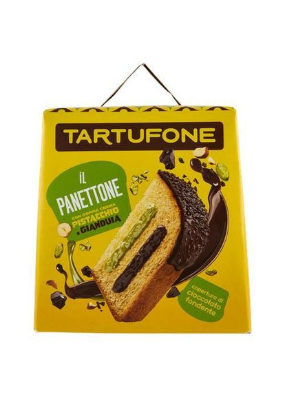 Панеттон Tartufone il Panettone con Doppia Crema Pistacchio e Gianduia 800 г Motta (370785971)