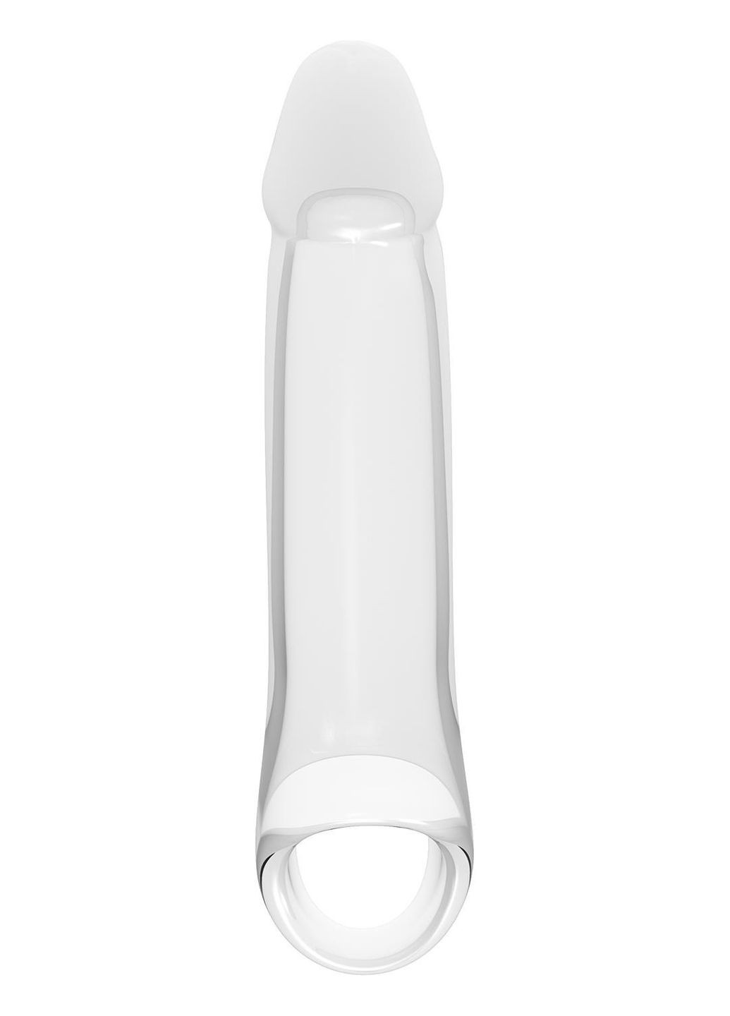 Насадка на член із кільцем для мошонки прозора Dreamtoys Ramrod Dream Toys (382853470)