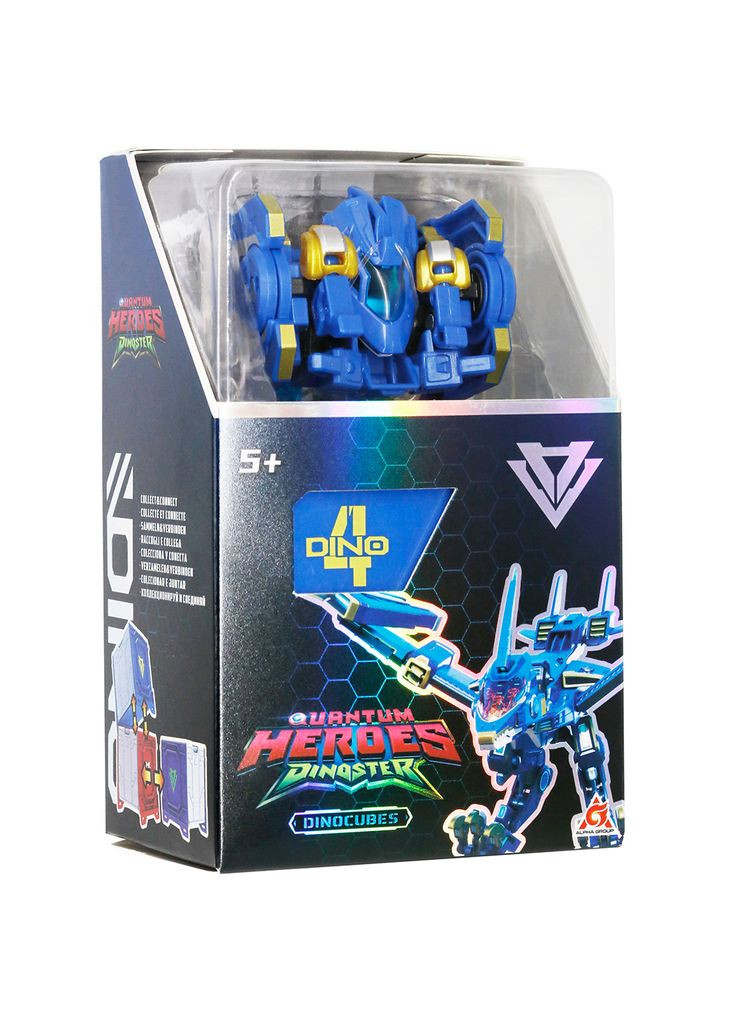 Динозавр-трансформер Синий Птера-бот, бокс для хранения () DINOSTER EU580840-4 (332955039)