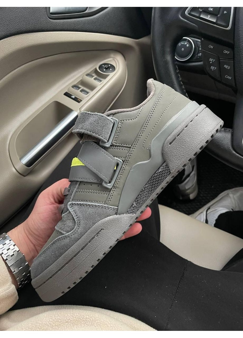 Черные демисезонные кроссовки мужские adidas forum black yellow адидас форум No Brand