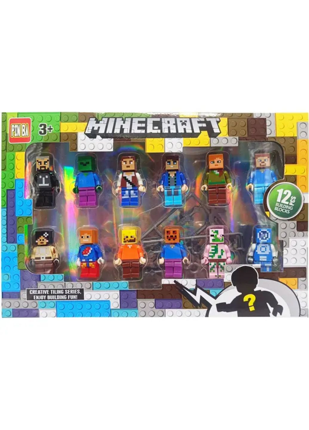 Набор фигурок Майнкрафт 0296E 12 героев Metr+ (329438656)