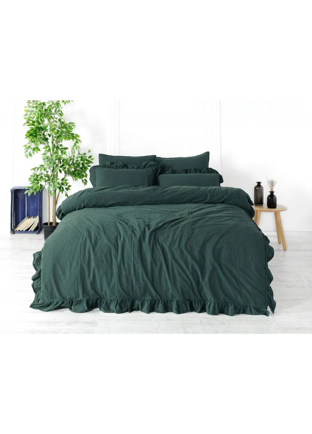 Сімейний комплект Exclusive Dark Green Варена Бавовна Limasso (380813338)