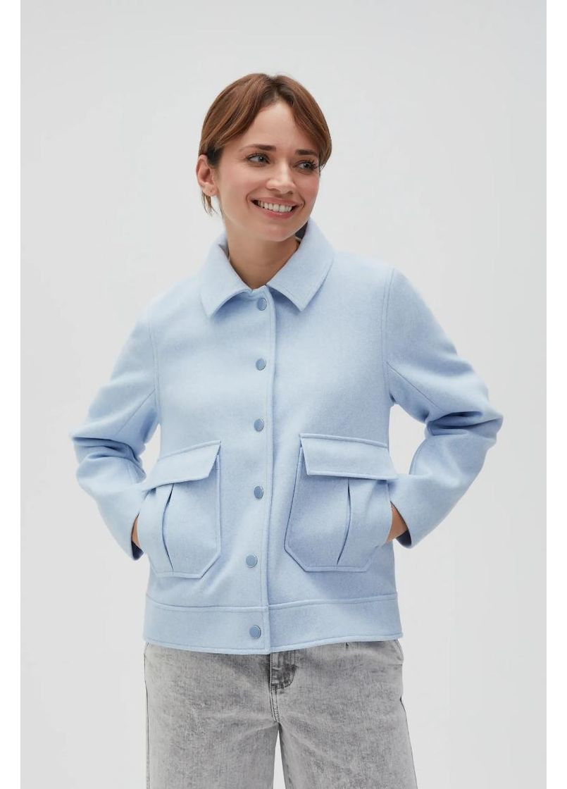 Блакитна демісезонна куртка Moodo