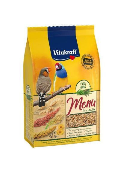 Корм Premium Menu для амадина, 500 г (*) Vitakraft (323153913)