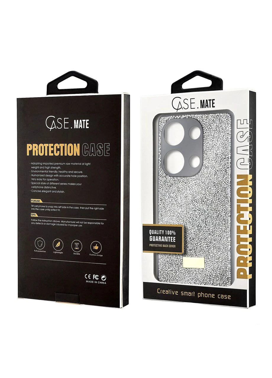 Чохол силікон протиударний для Redmi Note 13 Pro 4G/Poco M6 Pro 4G сірий Case (370164801)