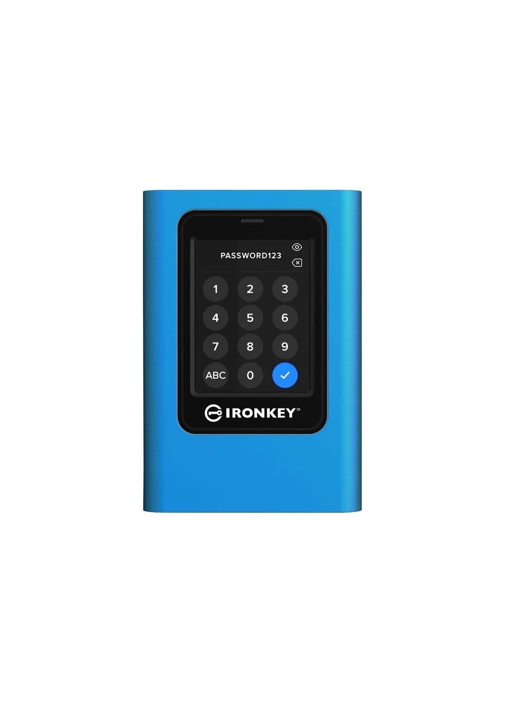 Накопитель внешний SSD Portable USB 3.84TB IronKey Vault Privacy 80 (IKVP80ES/3840G) Kingston (336955286)