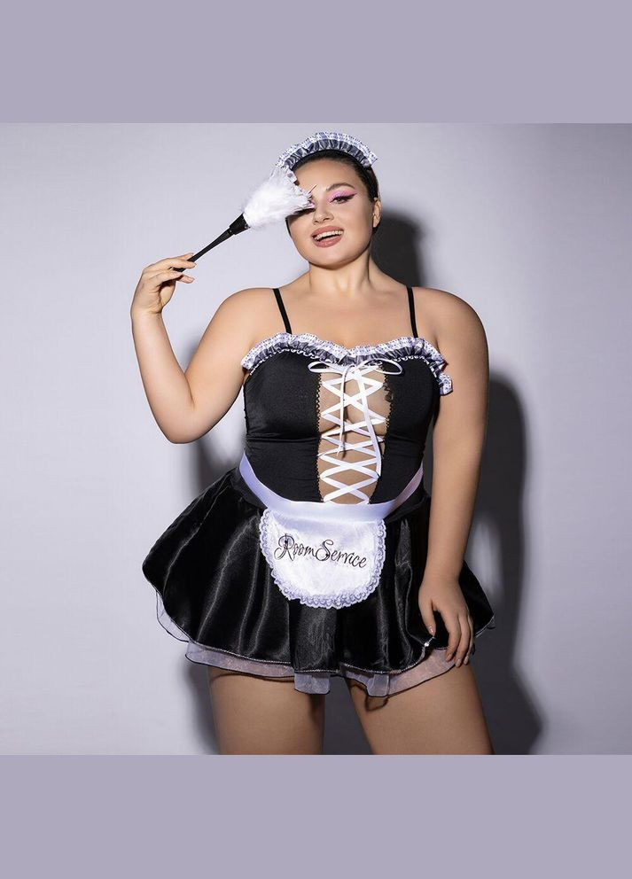 Эротический костюм горничной P61110 Plus Size JSY (328201919)