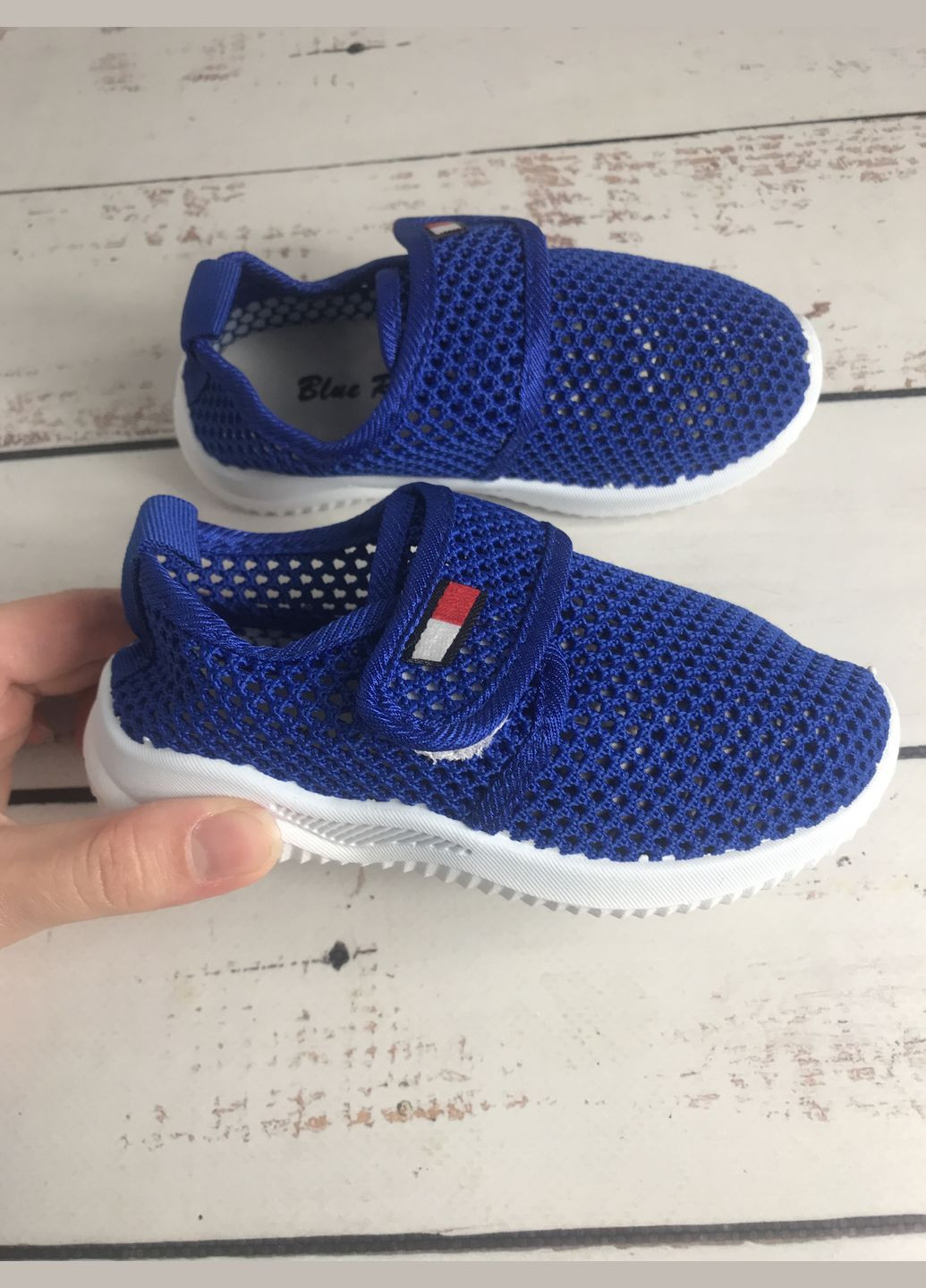 Синій літні кросівки сітка дитячі bluе rama синій (065) No Brand