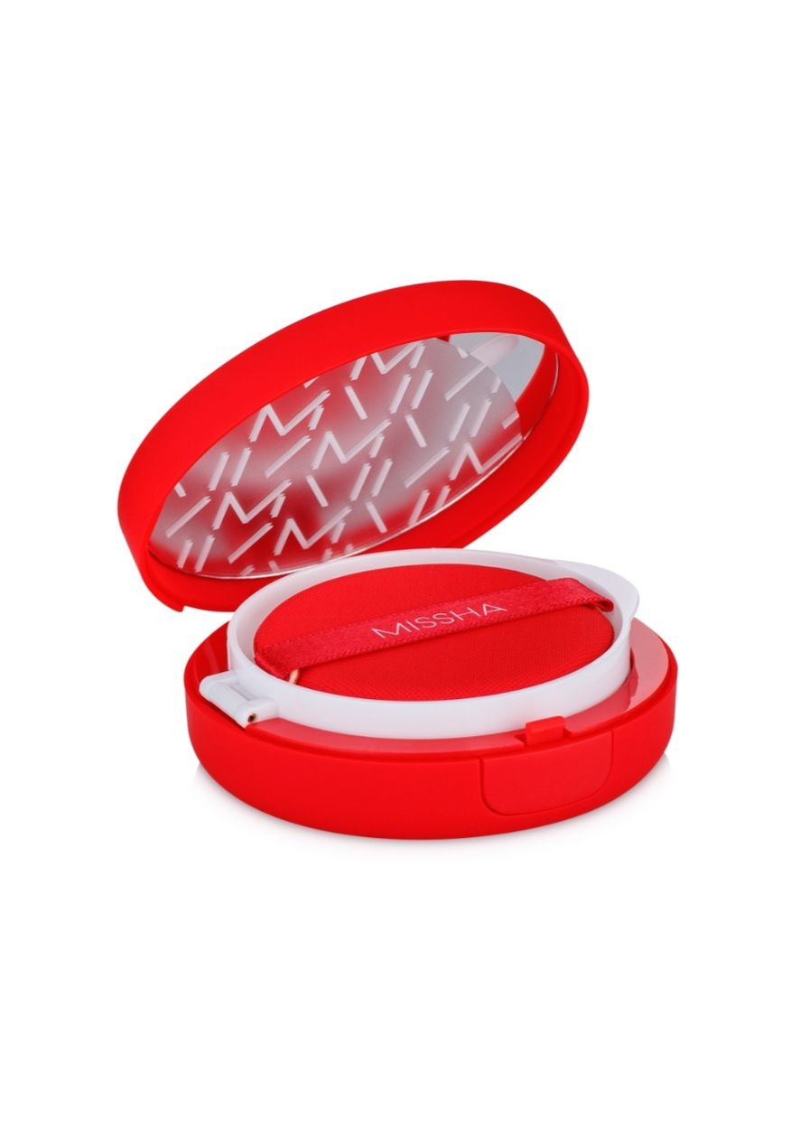 Тональный кушон с матовым финишем Velvet Finish Cushion SPF50+ PA+++ №21 Light Beige 15 г MISSHA (325695328)