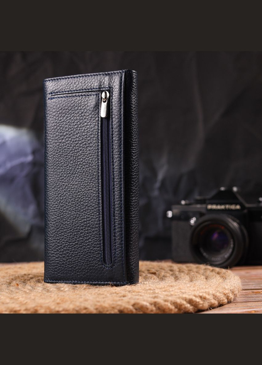 Жіночий гаманець із натуральної зернистої шкіри 21624 Canpellini (331907014)