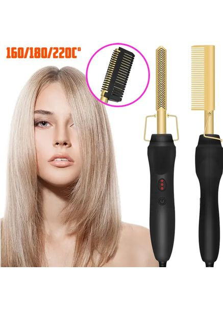 Гребінець Grand XL-210 для випрямлення волосся 2 в 1, електрична щітка Beauty (363831518)