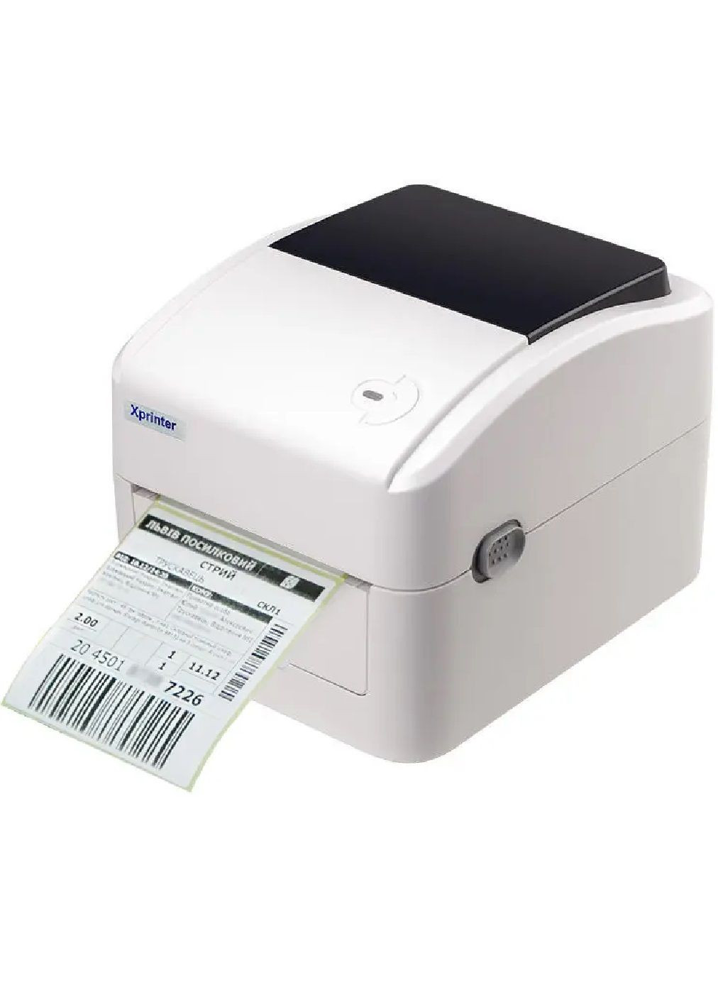 Термопринтер для друку етикеток на термопапері з регульованими датчиками 215х178х155 мм (481179-Prob) Білий Unbranded (356104215)