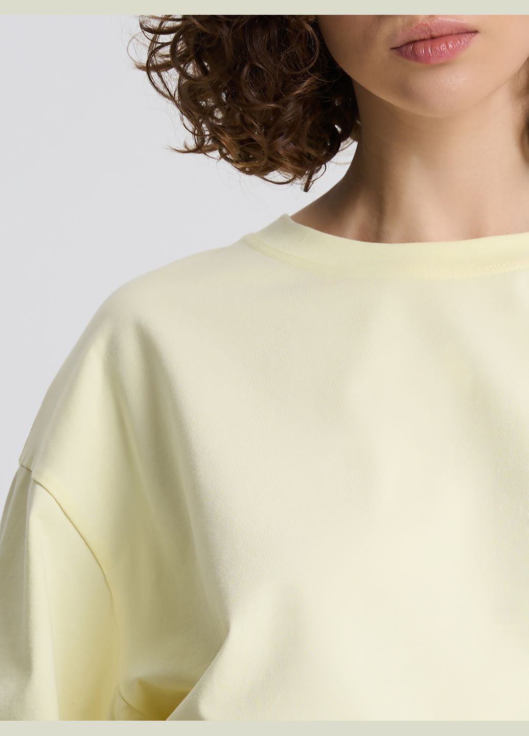 Футболка-оверсайз женская лавандового цвета ТМ РОЗА Роза - (325884078)