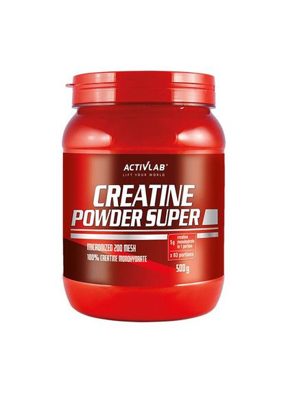 Креатин Creatine Powder Super, 500 грам - Чорна смородина ActivLab (334706384)