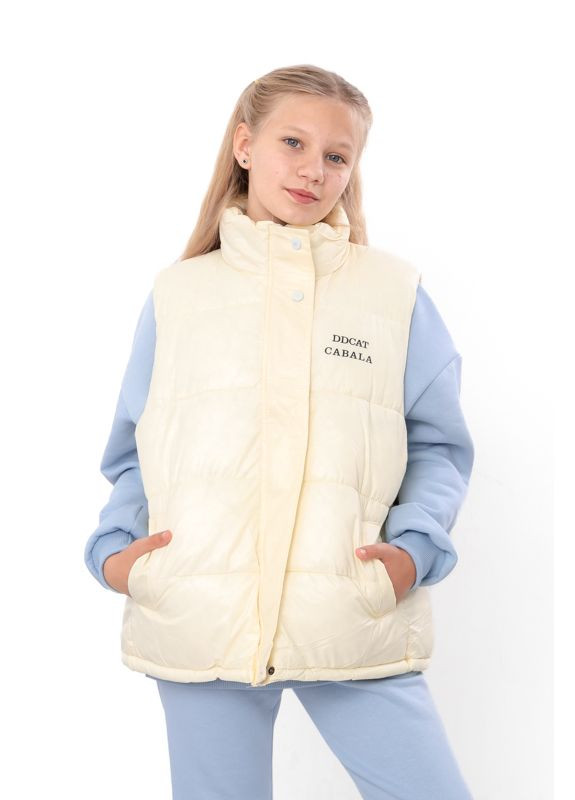 Демисезонный жилет для девочки с надписью (p-18188) Носи своє (363849456)