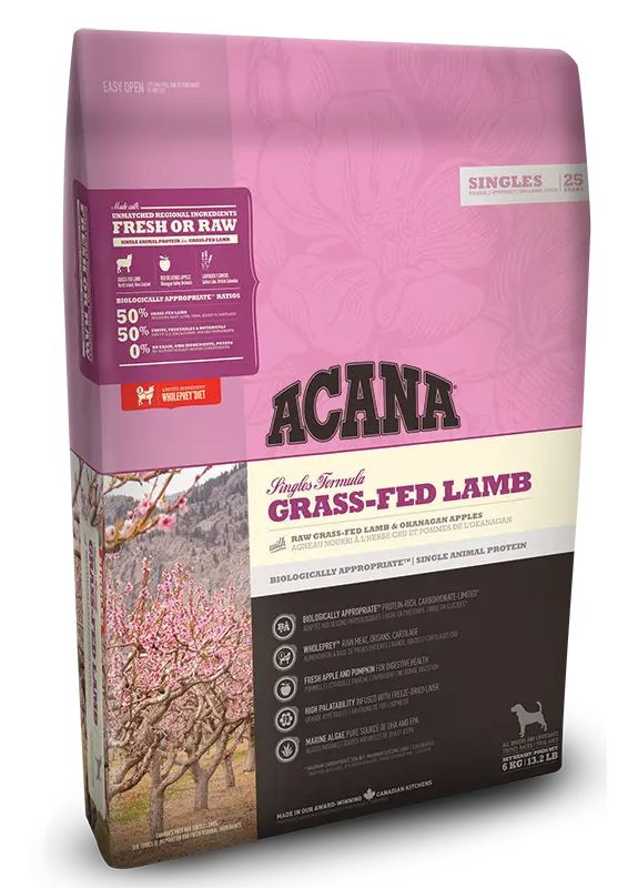GrassFed Lamb (Акана Гресс-Фед Ламб) сухой корм для собак всех пород - ВЕС 1 кг. Acana (312530160)