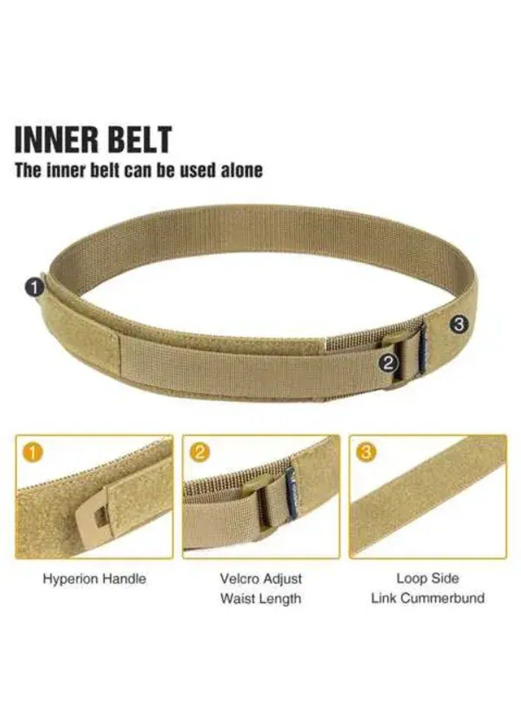 Розвантажувальний ремінь Idogear Оливковий розмір M No Brand (332634825)