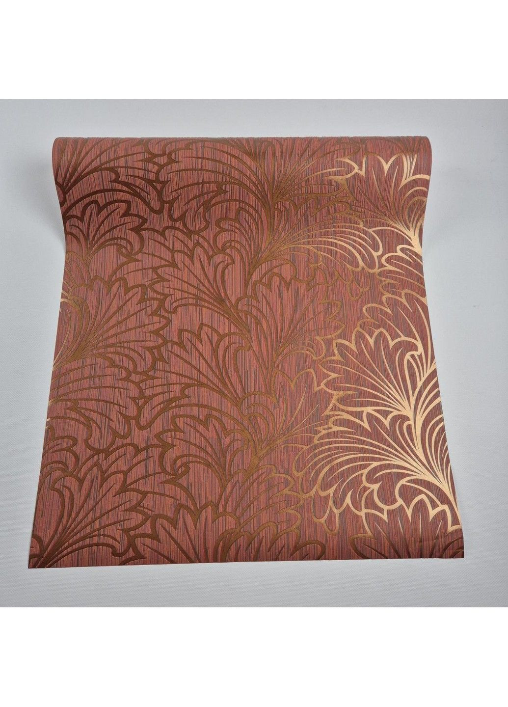 Обои виниловые на флизелине 0.53 × 10.05 м 56915, терракотовые — для спальни, гостиной, коридора MARBURG (368895569)