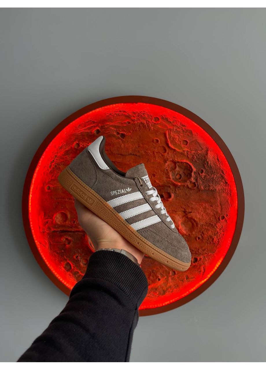 Бежеві Осінні кросівки чоловічі і жіночі adidas spezial handball beige | адідас спеціал бежеві No Brand