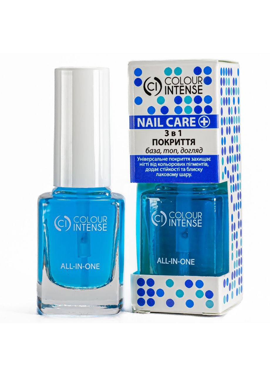 Универсальное покрытие для ногтей 3 в 1 Nail Care AllIn-One 101 11 мл Colour Intense (302724822)