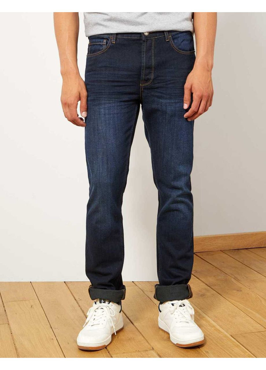 Темно-синие джинсы демисезон,темно-синий, Kiabi