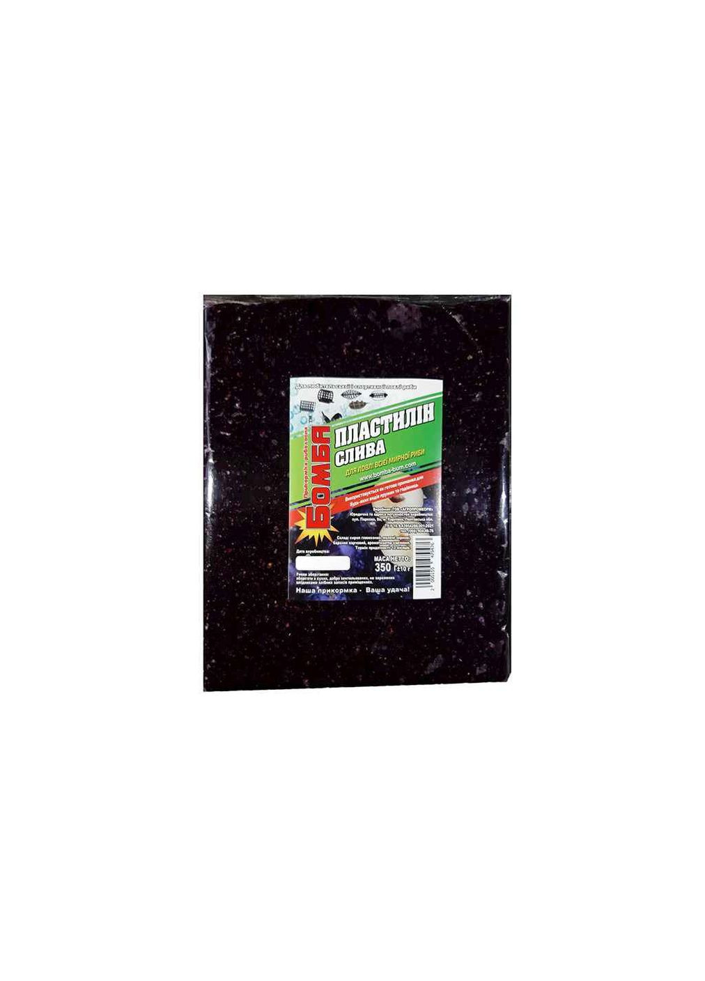 Пластилин для ловли рыбы Слива 350г Бомба (362716958)