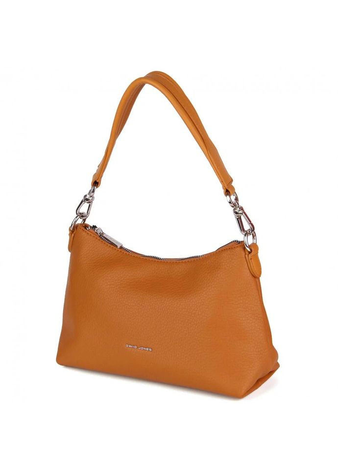 Невелика жіноча сумка через плече (Кросбоді) розмір 26 x 16 x 10 см 6417 жовта David Jones (314874167)