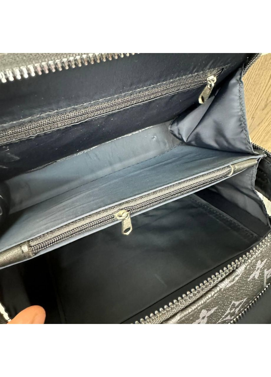 Жіноча міні сумка з екошкіри на плече і шкіряний поясний ремінь чорний ProDobro (363259240)