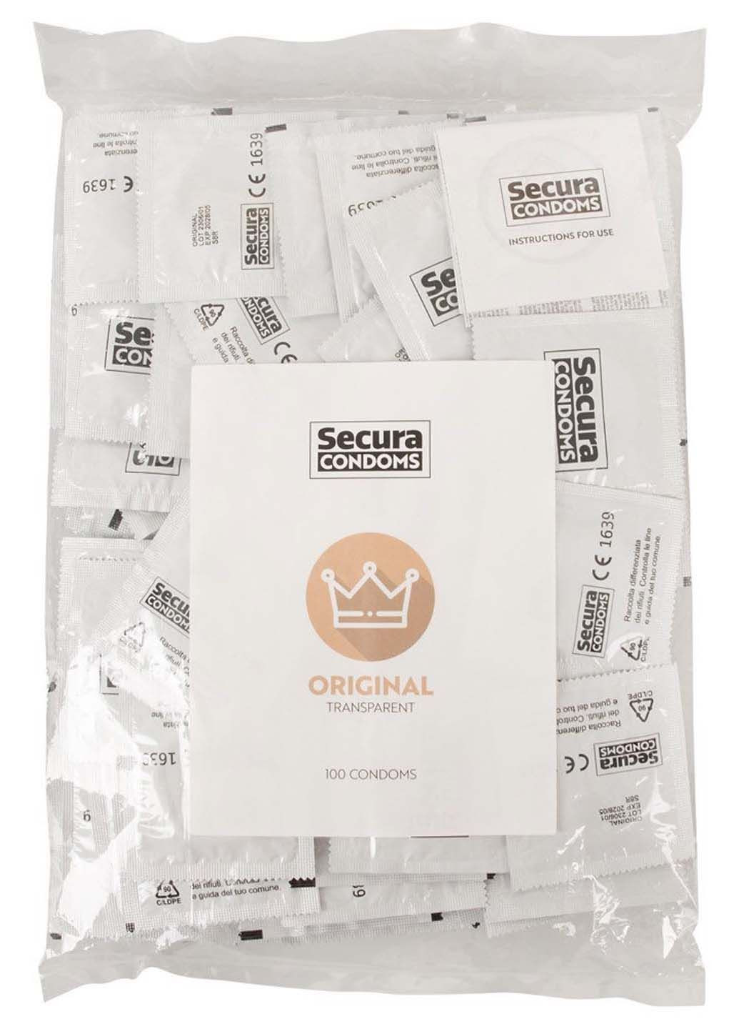 Гладкие презервативы Original 100 шт Secura (291443696)
