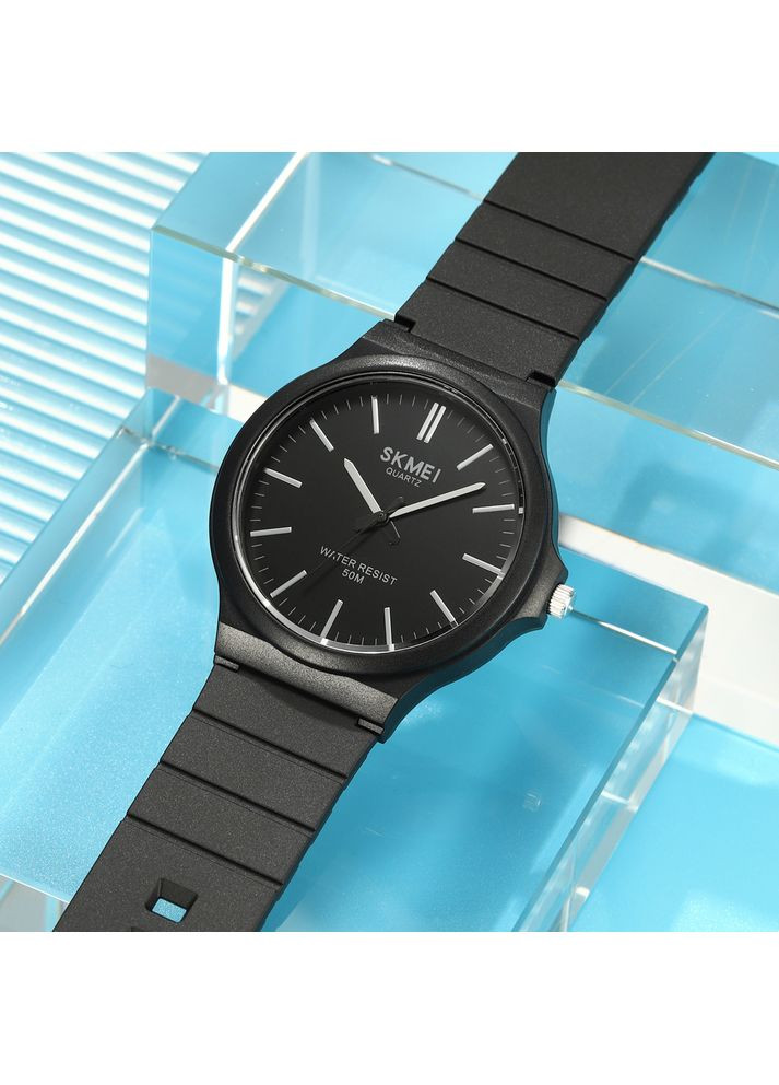 Часы кварцевые черные для мужчин водонепроницаемые стильные стрелочные часы ProDobro (367267509)