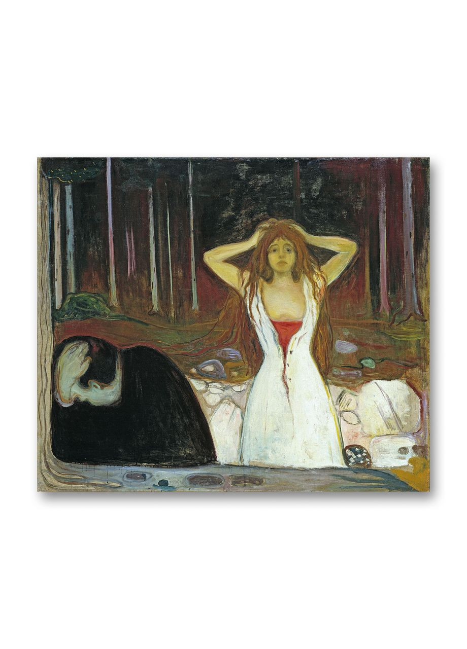 Друк на полотні Попіл Едвард Мунк 100x100 No Brand (346495284)