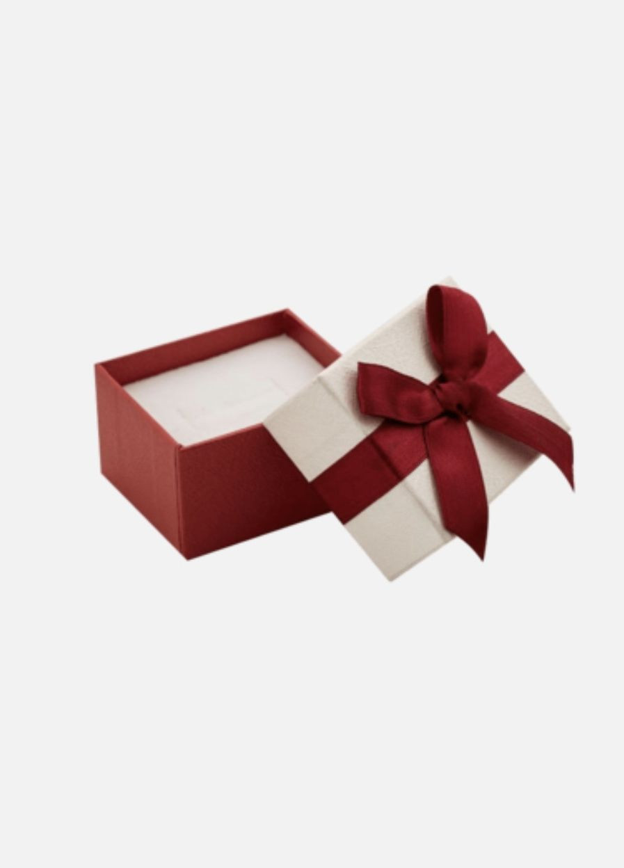 Картона Коробочка Бант футляр для кольца серьг подвески (Оплата доставки за счет покупателя) No Brand (306742909)