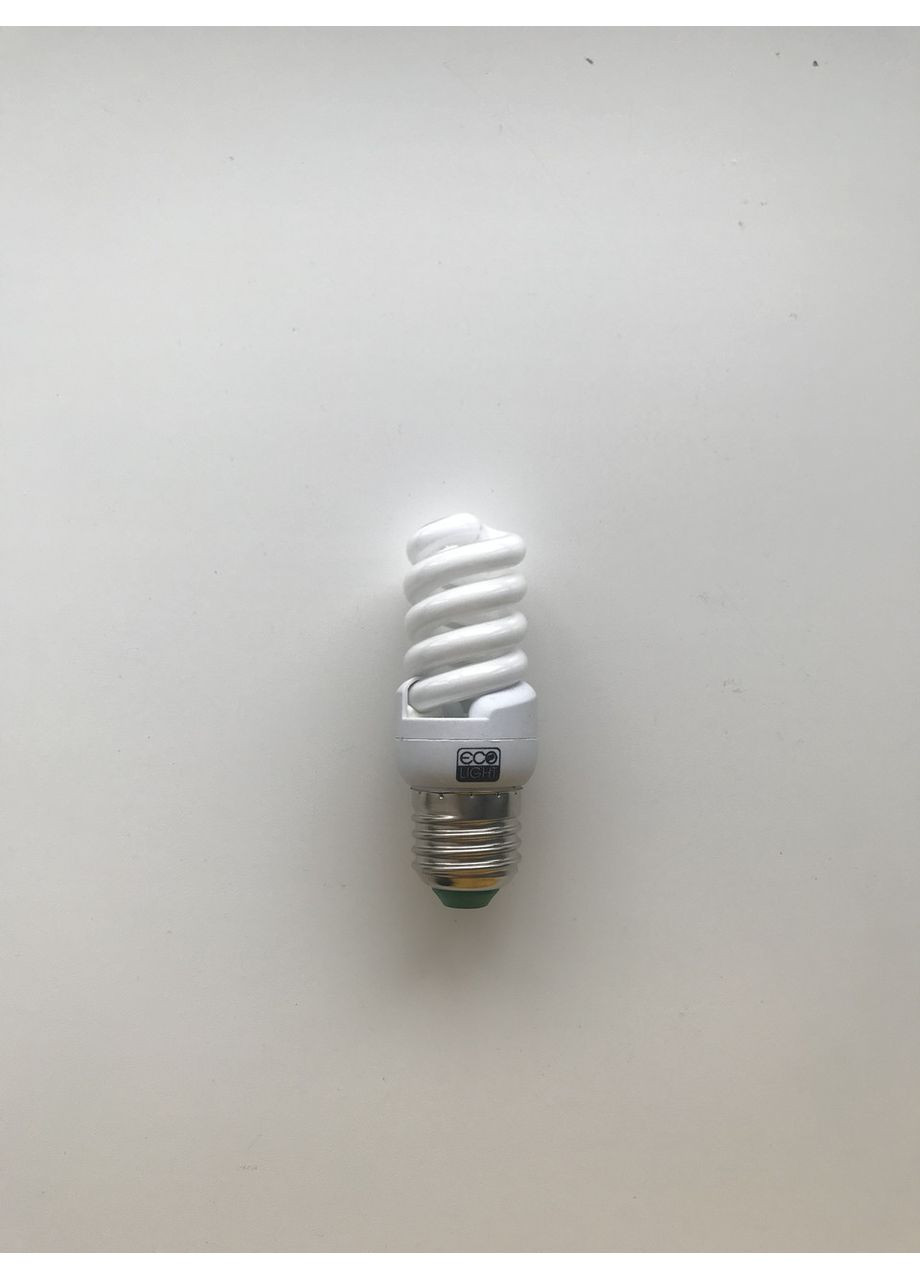 Енергозберігаюча лампа ECO LIGHT 9W 9Вт E27 4000К біле нейтральне денне світло Ecolight (369369509)