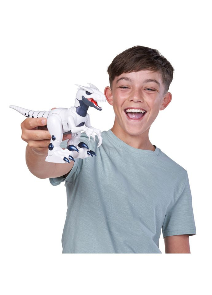 Інтерактивна іграшка Раптор Pets Robo Alive для дітей від 3 років з рухами та світловими ефектами динозавр Pets & Robo Alive (368758426)