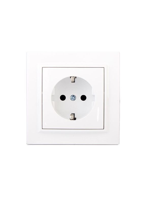 Розетка із заземленням, 16А, термопластик, Enzo Electro House (346089074)