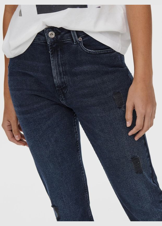 Темно сині жіночі джинси Only - (317745670)