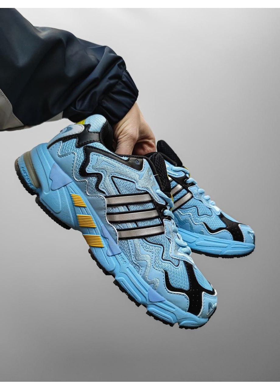 КРОСІВКИ ЖІНОЧІ ADIDAS X BAD BUNNY RESPONSE BLUE BLACK АДІДАС БЕД БАНІ No Brand чорні демісезони (367174741)