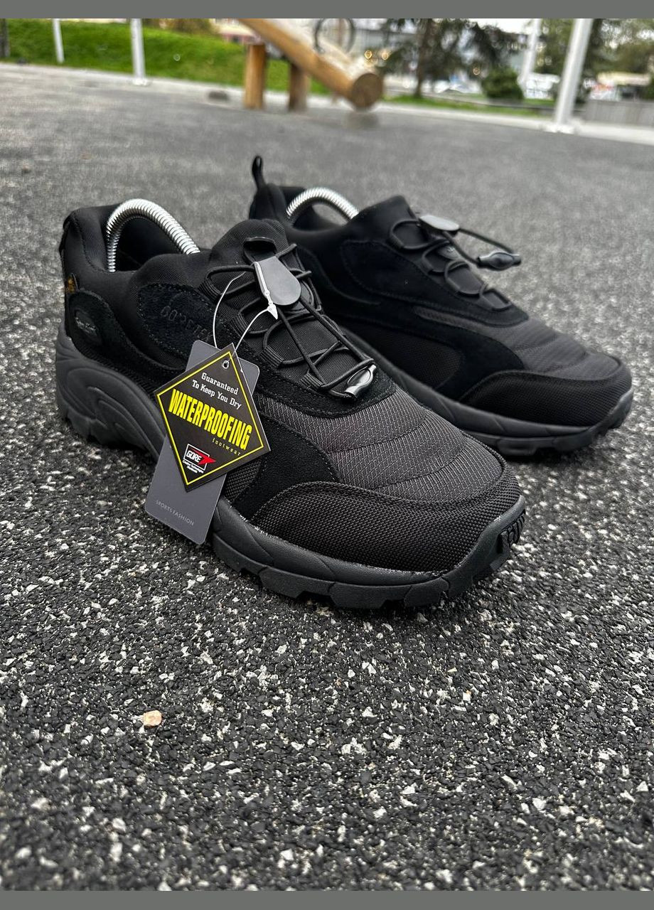 Черные демисезонные мужские кроссовки No Brand