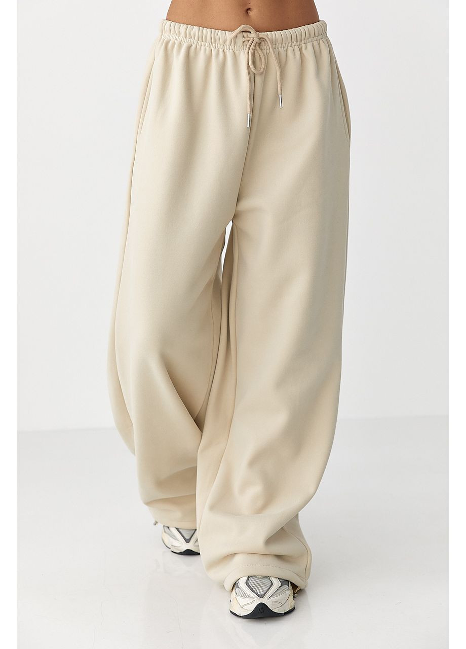 Спортивные брюки с плюшевым начесом Lurex (360976982)