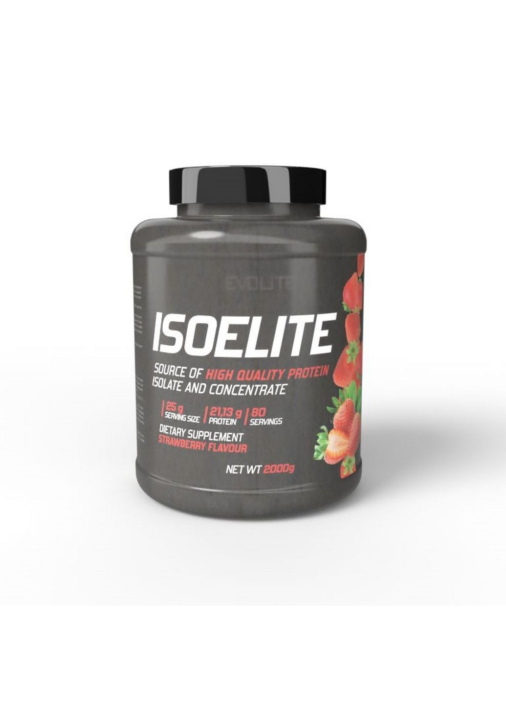 Протеин Iso Elite, 2 кг Клубника Evolite Nutrition (293482869)