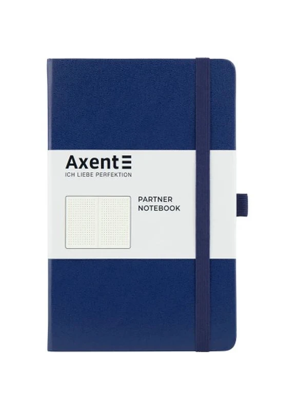 Книга записна Partner 125х195 мм в точку 96 аркушів Синя (8306-02-A) Axent (401062764)