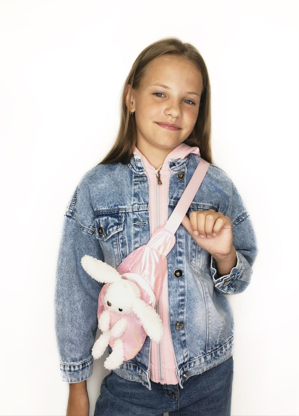 Голубая демисезонная куртка джинсовая Aygi