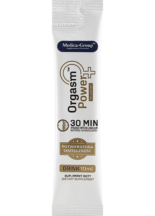 Біологічно активна добавка для підтримання лібідо жінок Orgasm Power for Women Drink 10ml (1145361-44909919) Medica-Group (368658992)