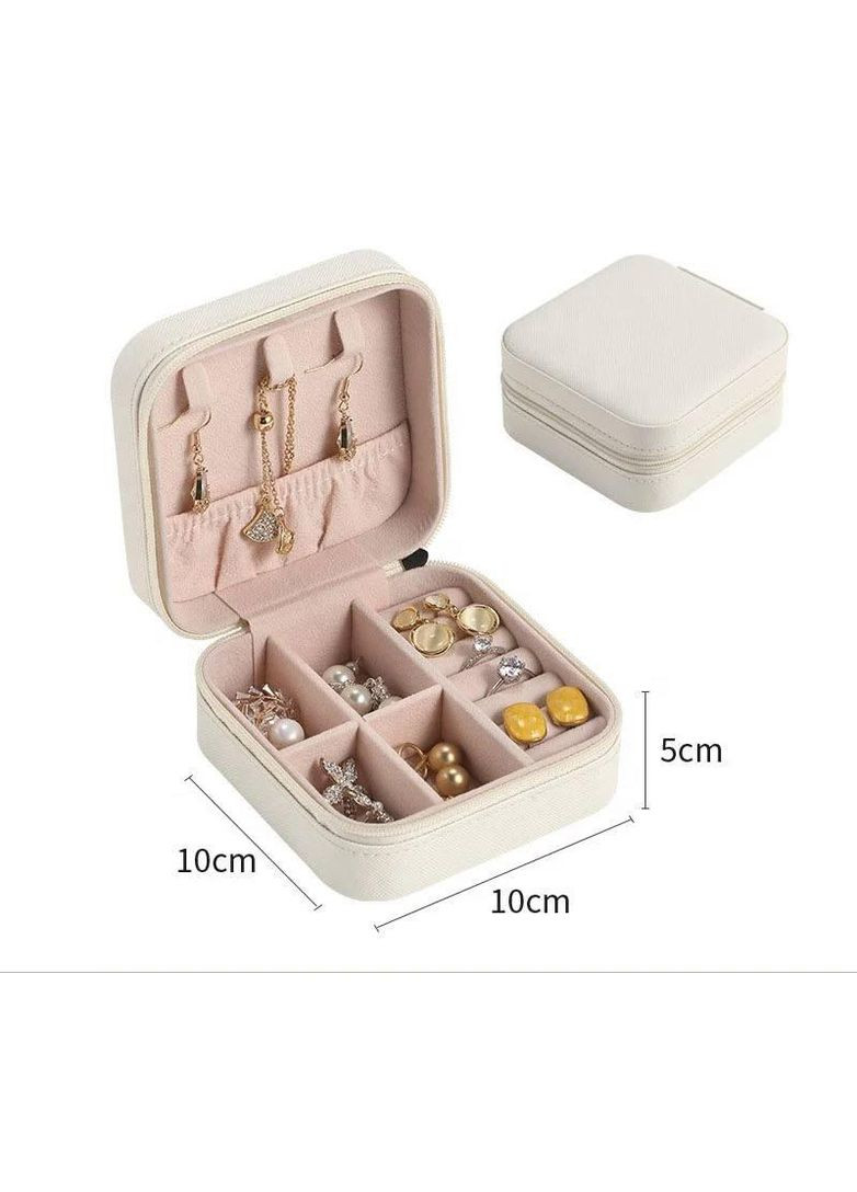 Шкатулка для украшений и бижутерии цвет квадратная 10*10*5 No Brand (306555019)