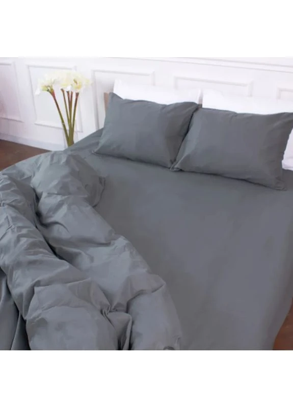 Простыня Ranforce Elite Бязь 16-7000 Green Grey 180x220 см (2200005715390) Mirson (396958070)