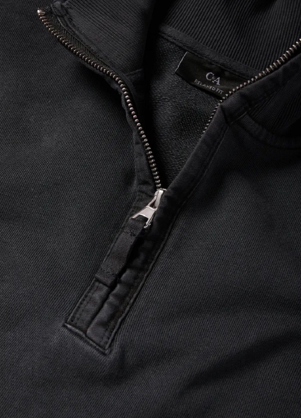 Черный свитшот C&A однотонный (361675902)
