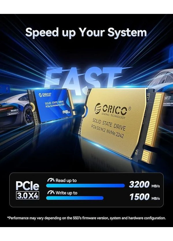 SSD диск J10 1TB M.2 2242 PCI-e NVMe 3.0 x4 високошвидкісний твердотільний накопичувач Orico (388579779)