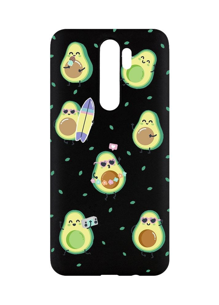 Матовый чехол на Xiaomi Redmi Note 8 Pro:: Авокадо на отдыхе (принт 302) Creative (360687336)