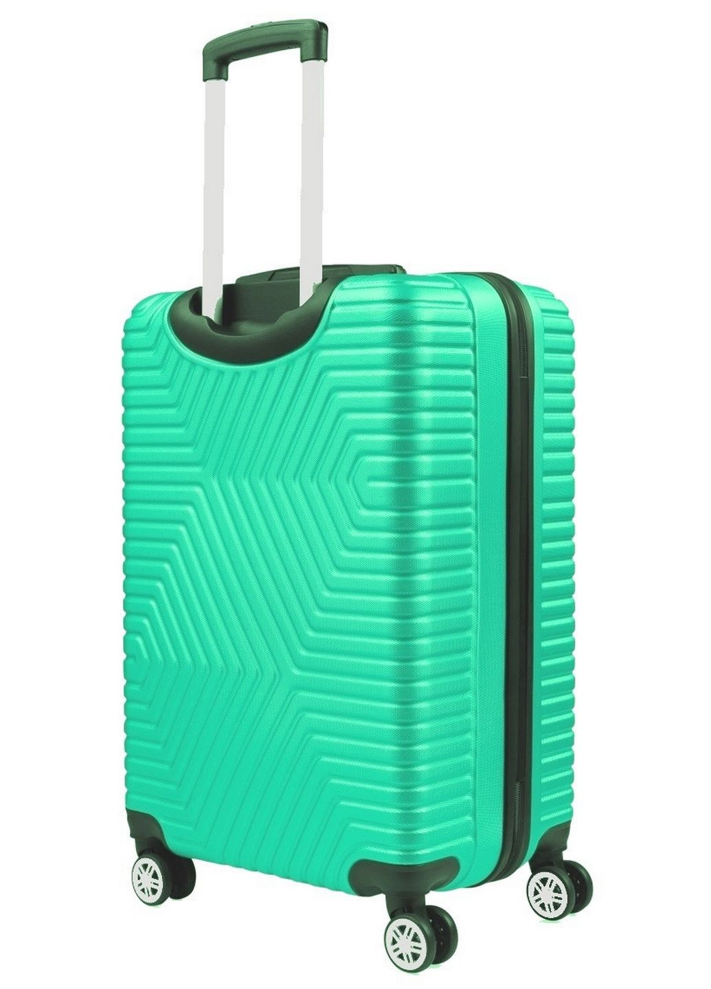 Пластиковый чемодан на колесах средний размер 70L 66х42х28 см GD Polo (289459397)